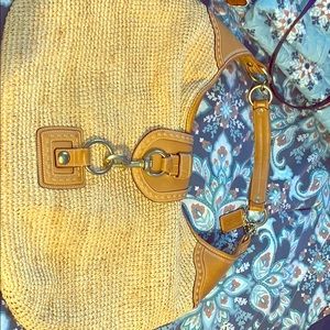 Coach Straw Bag
